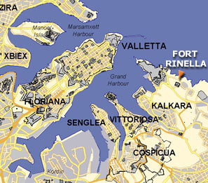 Map of La Valette Map of La Valette