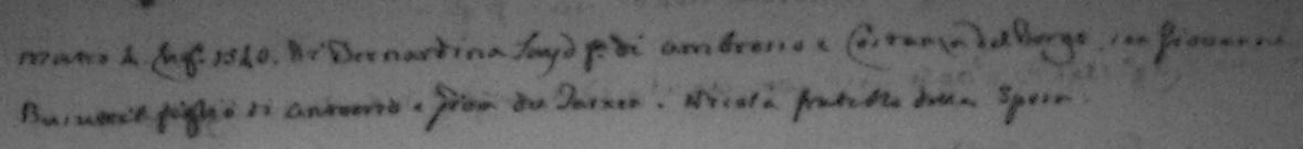 Marriage contract Bernardina SAID - Giovanni BUSSUTIL Marriage contract Bernardina SAID - Giovanni BUSSUTIL